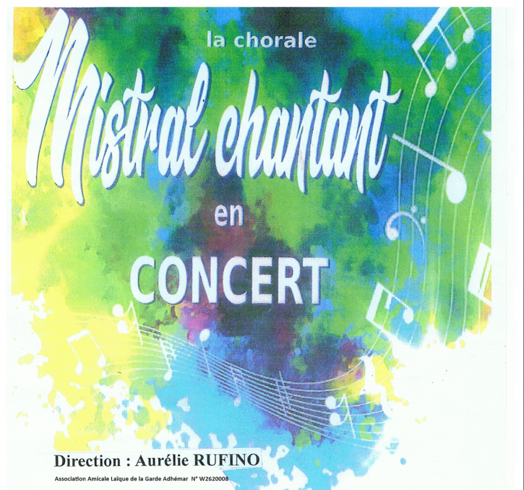 affiche chorale mistral